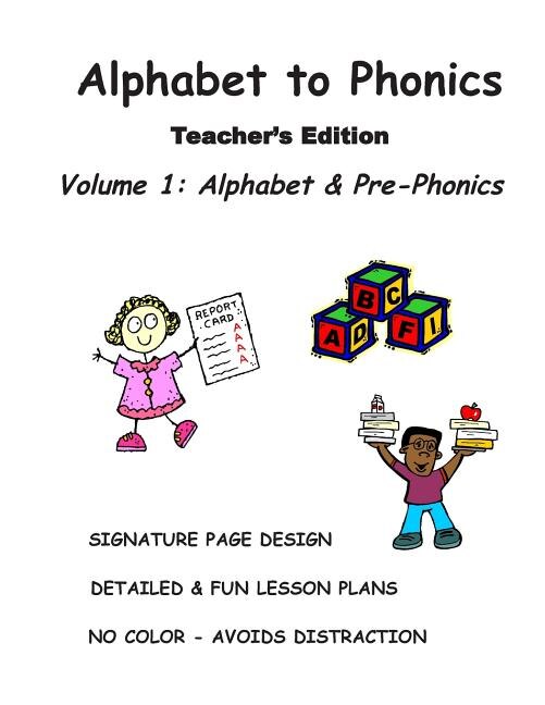 Couverture_ALPHABET to PHONICS, Teacher's Edition, Volume 1