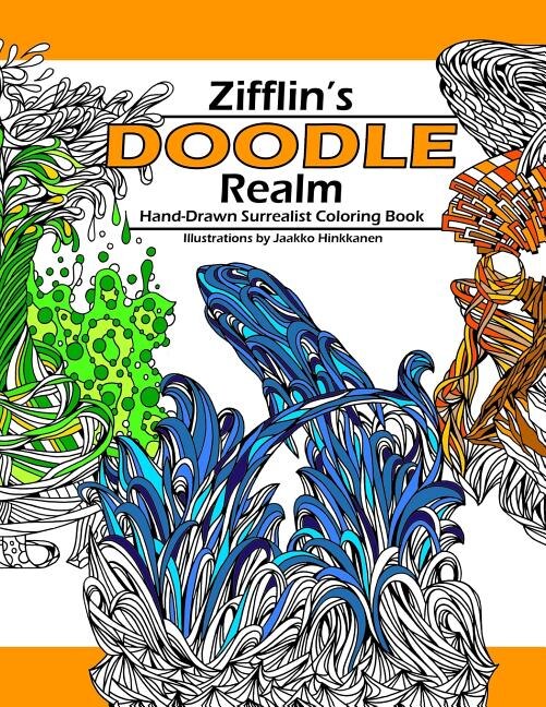 Front cover_Doodle Realm: Zifflin's Coloring Book
