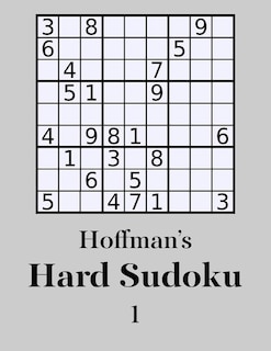 Front cover_Hoffman's Hard Sudoku 1