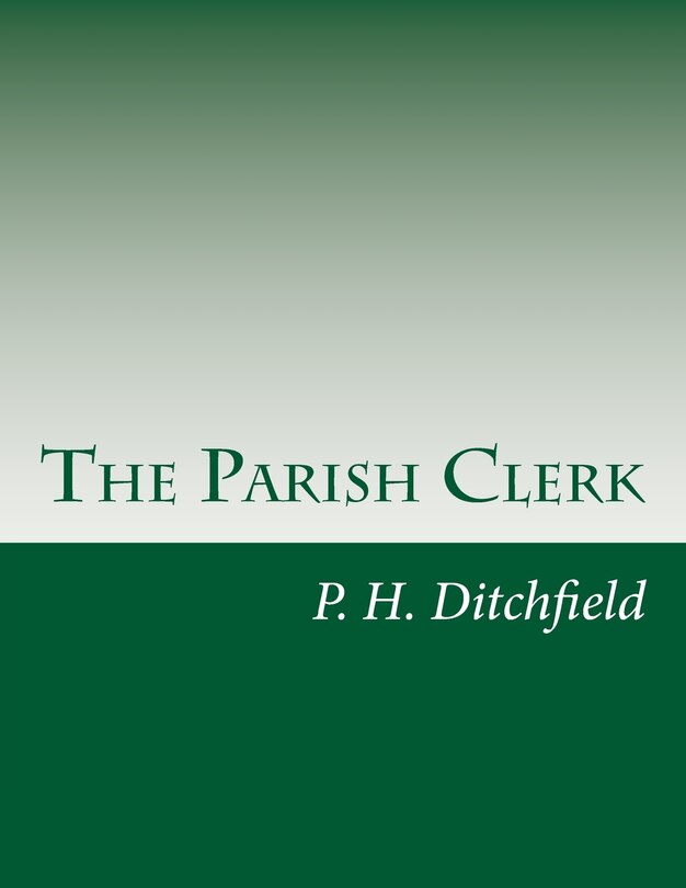 Front cover_The Parish Clerk