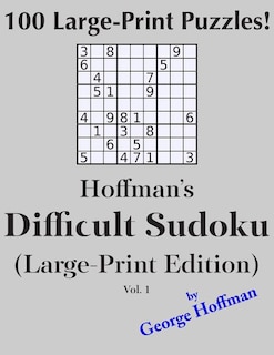 Couverture_Hoffman's Difficult Sudoku (Large Print Edition) 1