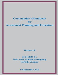 Front cover_Commander's Handbook for Assessment Planning and Execution