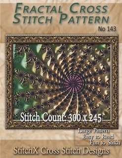 Couverture_Fractal Cross Stitch Pattern No. 143