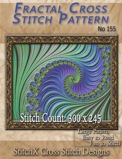 Couverture_Fractal Cross Stitch Pattern No. 155