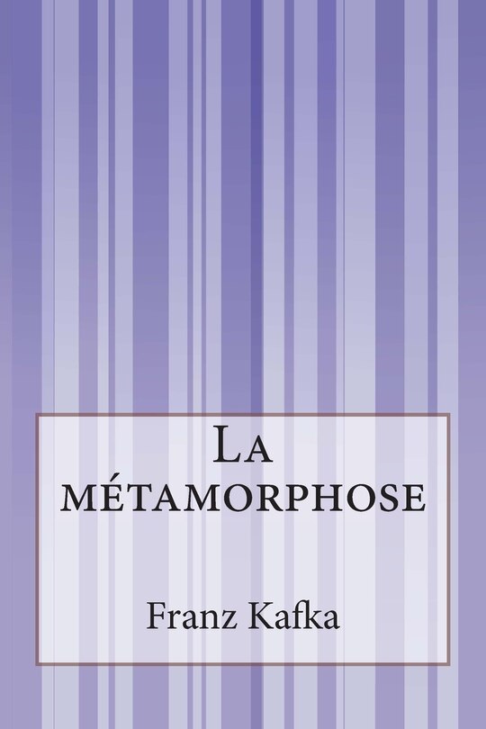Couverture_La m&eacute;tamorphose