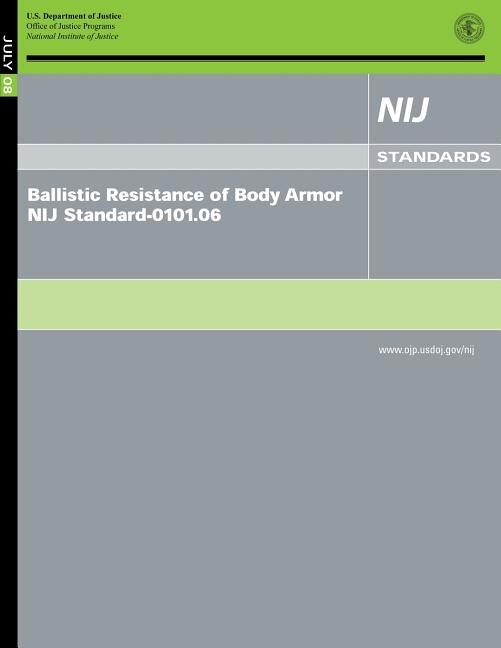 Front cover_Ballistic Resistance of Body Armor NIJ Standard-0101.06
