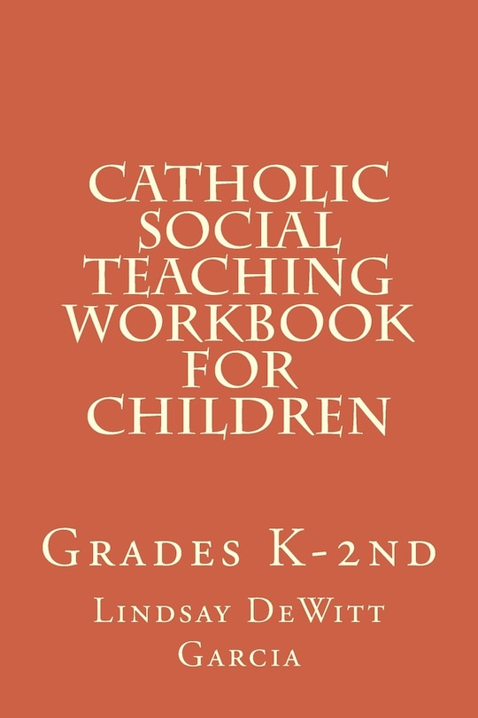Front cover_Catholic Social Teaching Workbook for children