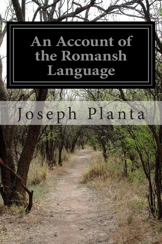 Couverture_An Account of the Romansh Language