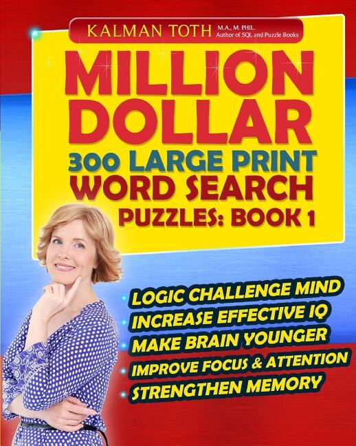 Million Dollar 300 Large Print Word Search Puzzles: Book 1