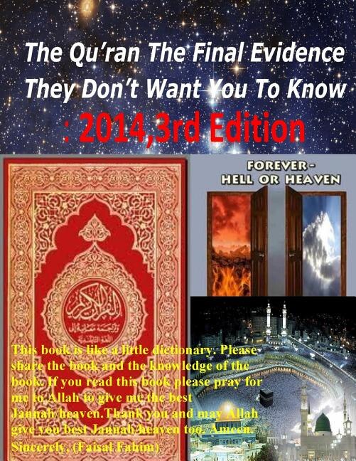 Front cover_The Qur'an the Final Evidence They Don't Want You to Know