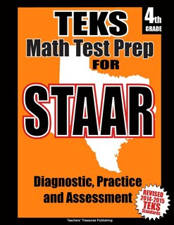 Front cover_Teks 4th Grade Math Test Prep For Staar