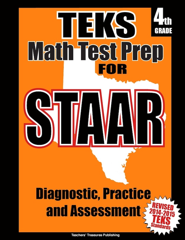 Front cover_Teks 4th Grade Math Test Prep For Staar