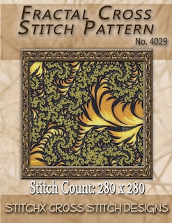 Couverture_Fractal Cross Stitch Pattern No. 4029