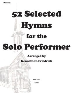 Couverture_52 Selected Hymns for the Solo Performer-bassoon version