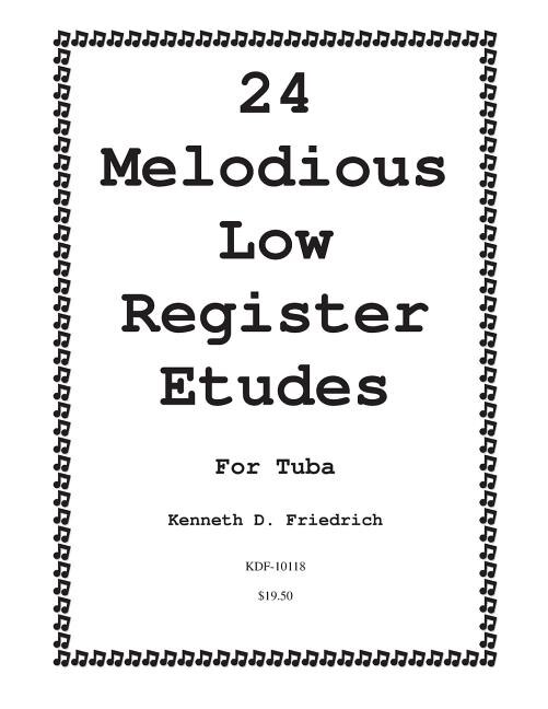 24 Melodious Low Register Etudes for Tuba