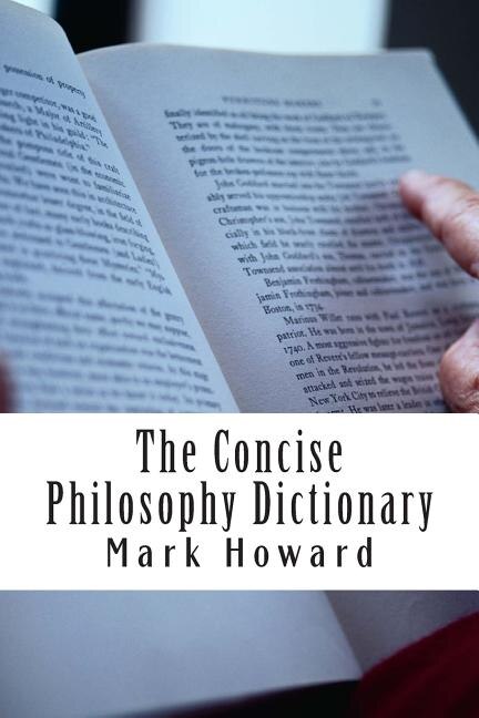 Front cover_The Concise Philosophy Dictionary