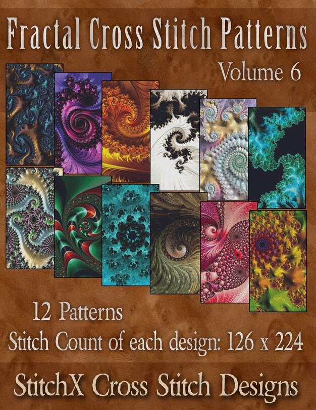 Couverture_Fractal Cross Stitch Patterns Volume 6