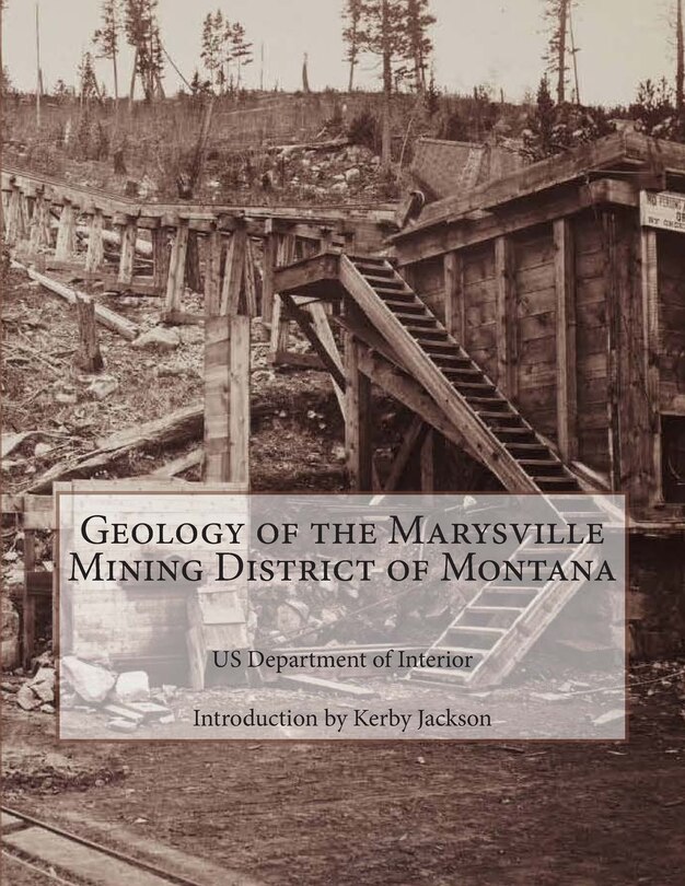 Front cover_Geology of the Marysville Mining District of Montana