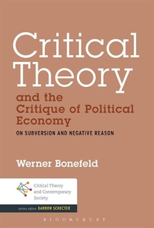 Front cover_Critical Theory and the Critique of Political Economy