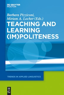Couverture_Teaching and Learning (Im)Politeness