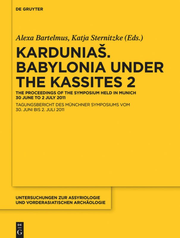 Front cover_Karduniaš. Babylonia under the Kassites 2