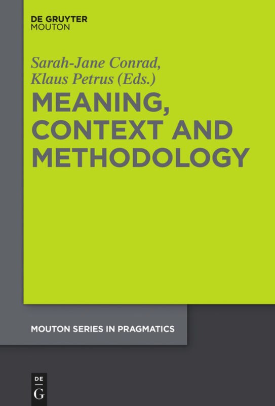Couverture_Meaning, Context and Methodology