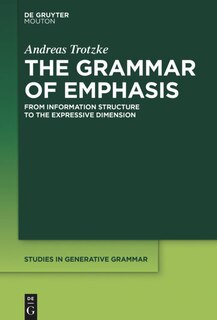 Couverture_The Grammar of Emphasis