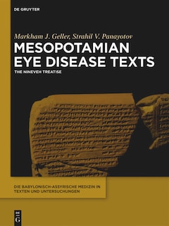 Couverture_Mesopotamian Eye Disease Texts
