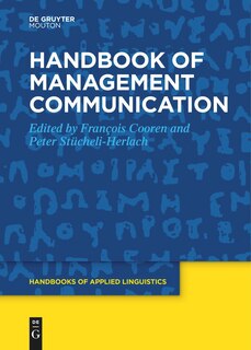 Front cover_Handbook of Management Communication