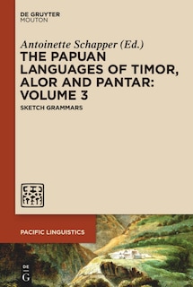 Couverture_The Papuan Languages of Timor, Alor and Pantar. Volume 3