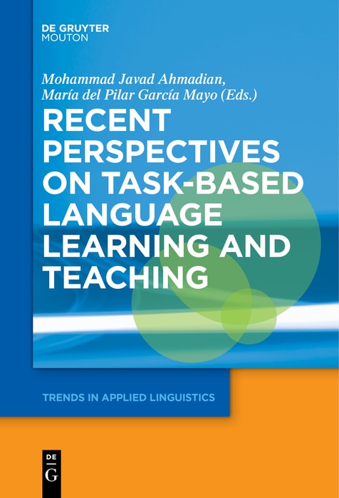 Front cover_Recent Perspectives on Task-Based Language Learning and Teaching