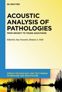 Couverture_Acoustic Analysis of Pathologies