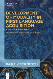 Front cover_Development of Modality in First Language Acquisition