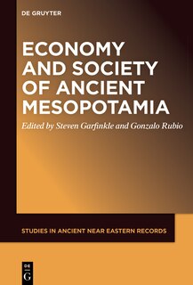 Front cover_Economy and Society of Ancient Mesopotamia