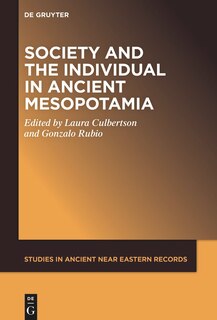 Couverture_Society and the Individual in Ancient Mesopotamia