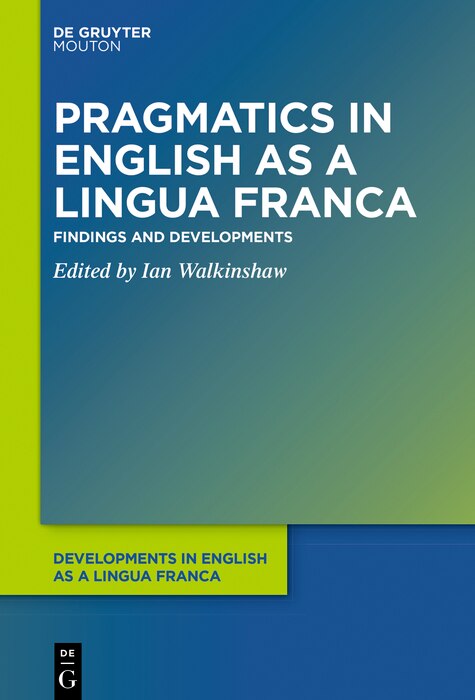 Front cover_Pragmatics in English as a Lingua Franca