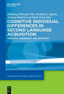 Couverture_Cognitive Individual Differences in Second Language Acquisition