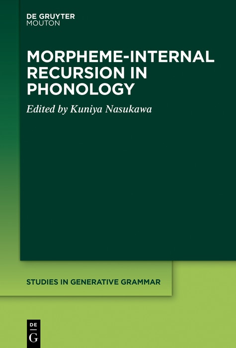 Front cover_Morpheme-internal Recursion in Phonology