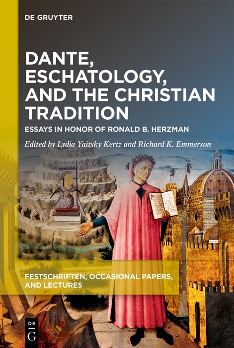 Front cover_Dante, Eschatology, and the Christian Tradition