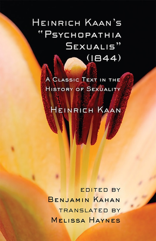 Couverture_Heinrich Kaan's Psychopathia Sexualis (1844)