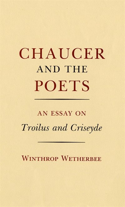 Front cover_Chaucer and the Poets