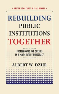 Front cover_Rebuilding Public Institutions Together