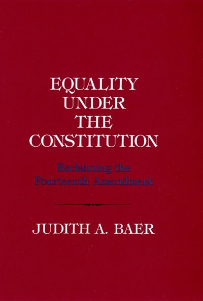 Couverture_Equality Under The Constitution