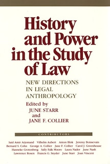 Front cover_History And Power In The Study Of Law