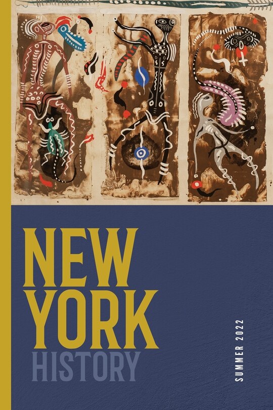 Front cover_New York History, Volume 103, Number 1