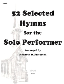 Couverture_52 Selected Hymns for the Solo Performer-violin version