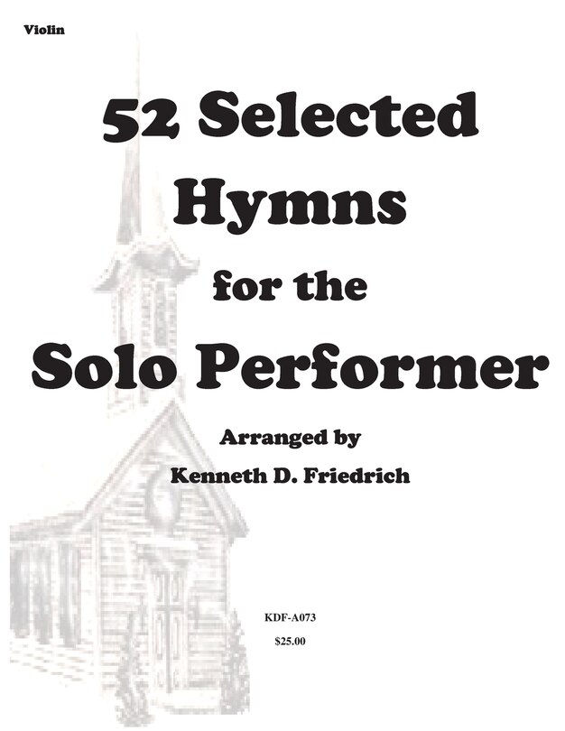 Couverture_52 Selected Hymns for the Solo Performer-violin version