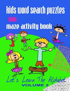 Front cover_Kids Word Search Puzzles and Maze Activity Book Vol.2
