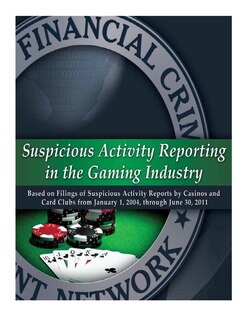 Front cover_Suspicious Activity Reporting in the Gaming Industry