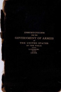 Couverture_Instructions for the Government of Armies of The United States in the Field